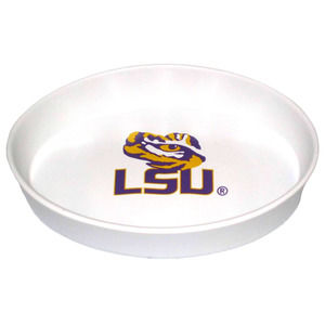NCAA LSU Tigers Soap Dish Polymer Coin Holder Bath White Purple New